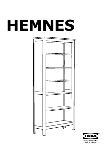 Εγχειρίδιο IKEA HEMNES Βιβλιοθήκη