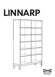 Руководство IKEA LINNARP Книжная полка