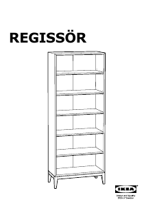 Manuál IKEA REGISSOR Knihovna