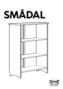 Manual IKEA SMADAL Bibliotecă