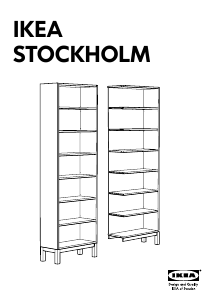 Panduan IKEA STOCKHOLM Rak Buku