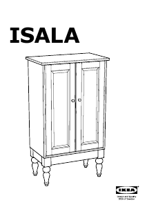 Посібник IKEA ISALA Стінна шафа
