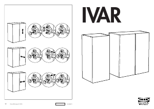 Használati útmutató IKEA IVAR Szekrény