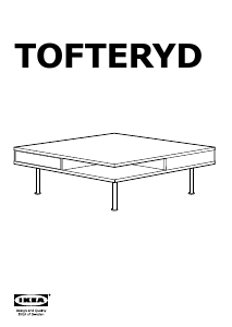Käyttöohje IKEA TOFTERYD Kahvipöytä