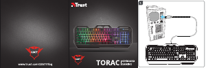 Bruksanvisning Trust 23577 Torac Tastatur