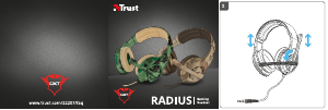 Руководство Trust 22207 Radius Головная гарнитура