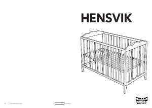 사용 설명서 이케아 HENSVIK 아기 침대