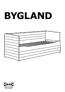 Manual IKEA BYGLAND Canapea extensibilă