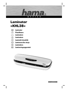 Manuale Hama KHL38 Plastificatrice