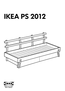 Brugsanvisning IKEA PS 2012 Sovesofa