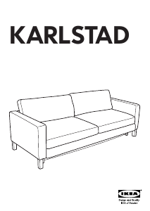 Kasutusjuhend IKEA KARLSTAD Kušett