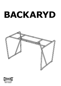 Manuál IKEA BACKARYD Jídelní stůl
