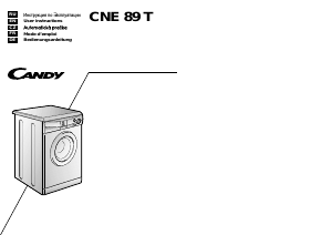 Handleiding Candy CNE 89T RU Wasmachine