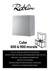 Bruksanvisning Roblin Cube 600 Murale Köksfläkt