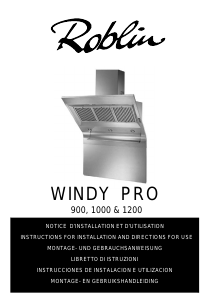 Mode d’emploi Roblin Windy Pro 1200 Hotte aspirante