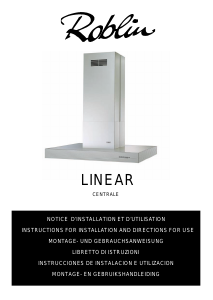 Mode d’emploi Roblin Linear Centrale Hotte aspirante