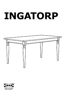 Manuale IKEA INGATORP Tavolo da pranzo
