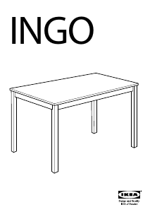 Bruksanvisning IKEA INGO Matbord