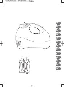 Handleiding SEB HT411100 Handmixer