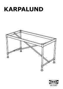 Használati útmutató IKEA KARPALUND Ebédlőasztal