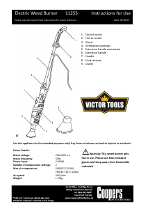 Handleiding Victor Tools MJHG017 Onkruidbrander