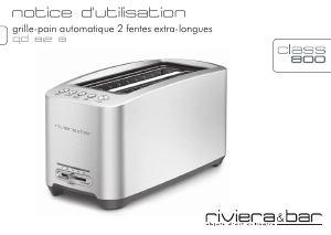 Mode d’emploi Riviera and Bar QD 812 A Grille pain
