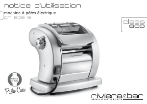 Mode d’emploi Riviera and Bar PR 808 A Machine à pâtes