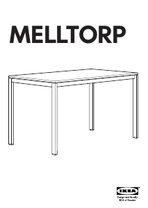 Bruksanvisning IKEA MELLTORP Matbord
