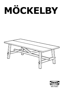 Εγχειρίδιο IKEA MOCKELBY Τραπέζι τραπεζαρίας