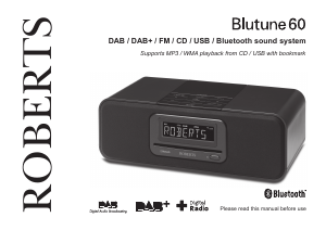 Manual Roberts Blutune 60 Radio