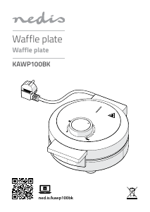 Manuale Nedis KAWP100BK Macchina per waffle