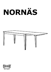 Bruksanvisning IKEA NORNAS Matbord
