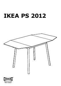 Bruksanvisning IKEA PS 2012 Matbord