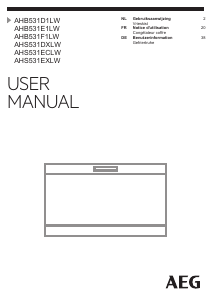 Handleiding AEG AHB531D1LW Vriezer