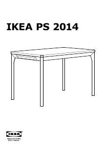 Bruksanvisning IKEA PS 2014 Matbord
