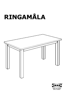 Kullanım kılavuzu IKEA RINGAMALA Yemek masası