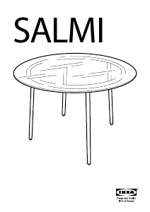 Bruksanvisning IKEA SALMI Matbord