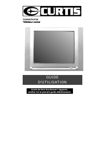 Mode d’emploi Curtis TV2010 Téléviseur