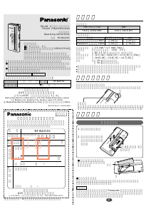 説明書 パナソニック RF-NA030 ラジオ