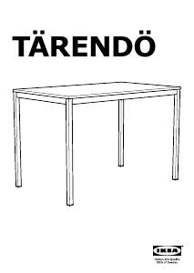 Bruksanvisning IKEA TARENDO Matbord