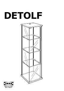 Kullanım kılavuzu IKEA DETOLF Vitrin