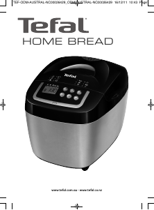 Handleiding Tefal PF110EAU Home Bread Broodbakmachine