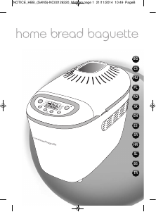 Manuál Tefal PF610138 Home Bread Baguette Domácí pekárna