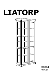 Használati útmutató IKEA LIATORP Vitrin