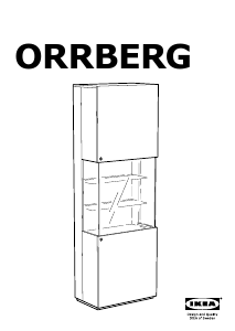 Priročnik IKEA ORRBERG Vitrina
