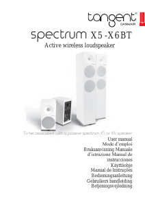 Mode d’emploi Tangent Spectrum X6 BT Haut-parleur