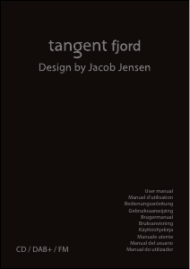Manual Tangent Fjord Leitor de CD