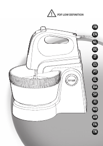 Bedienungsanleitung SEB HT613100 Handmixer