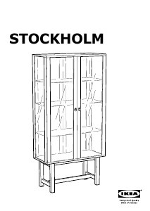 Használati útmutató IKEA STOCKHOLM Vitrin