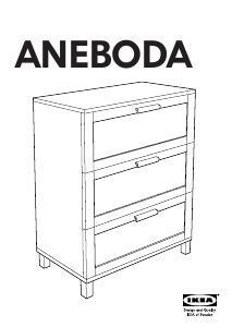 Használati útmutató IKEA ANEBODA Fésülködőasztal
